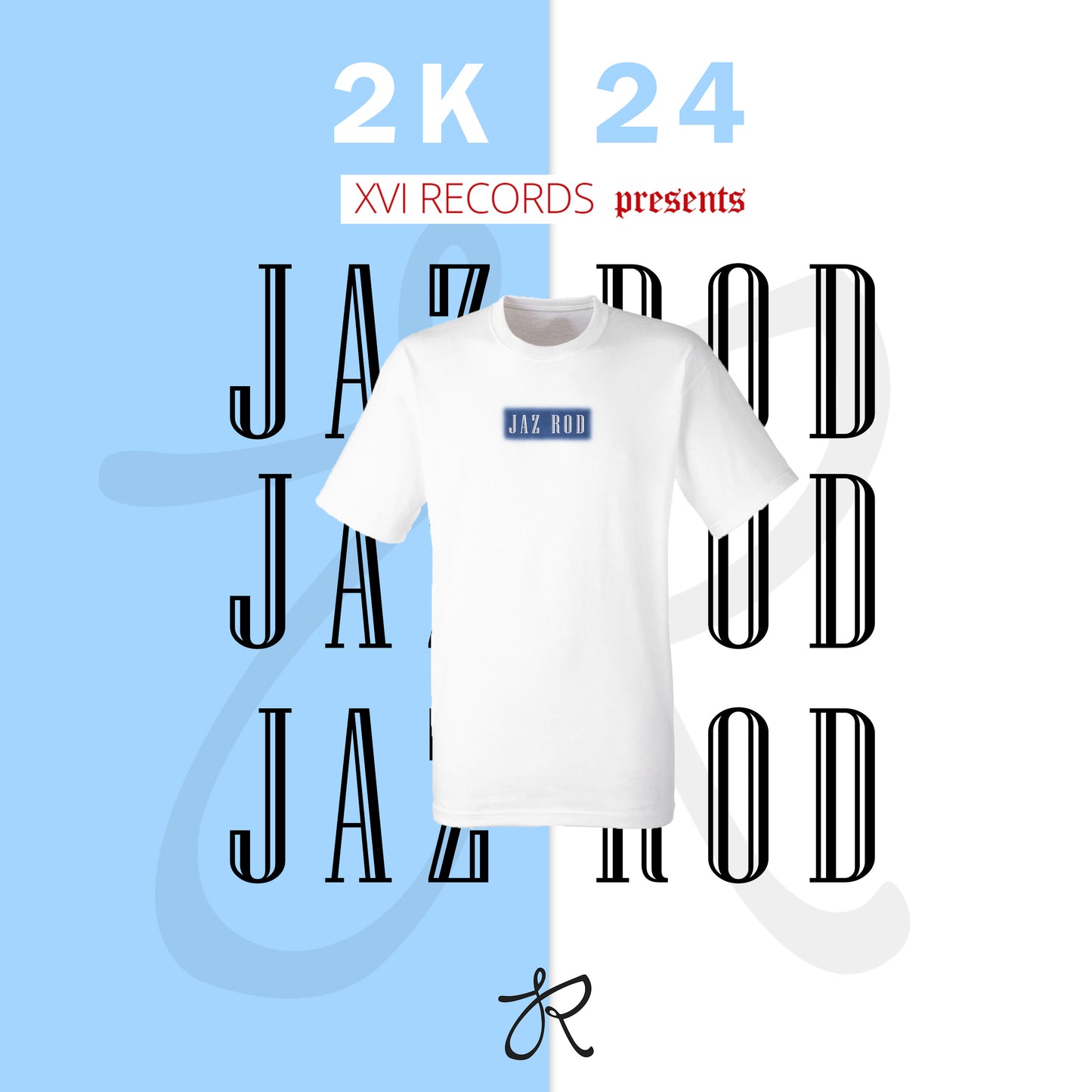 Jaz Rod Aqua Blue Stunna T-Shirt