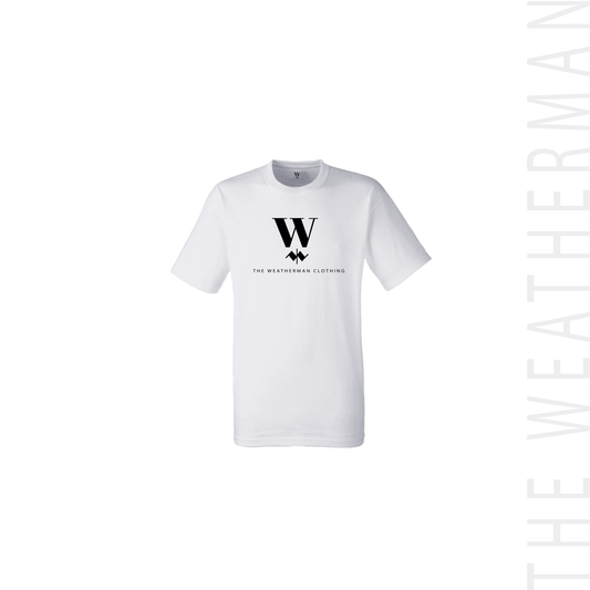 Weatherman White Black Logo T-shirt